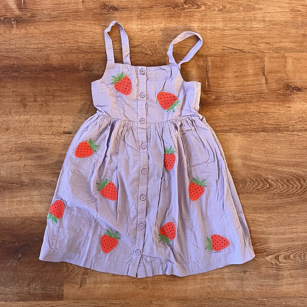 Mini Boden Lavender Sun Dress Size 7-8